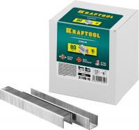 KRAFTOOL скобы тип 80 (BeA/Prebena A/Senco AT), 16 мм, калибр 21GA. 5000 шт (31780-16)