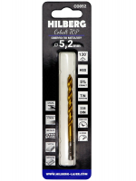 Сверло по металлу 5.2*52*86мм Hilberg Cobalt 5% TOP CO052