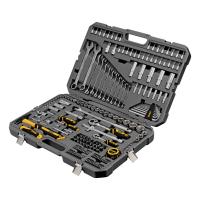 Набор инструментов, 1/2", 1/4", CrV, S2, пластиковый кейс, 194 предмета Denzel
