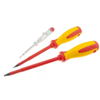 Набор диэлектрических отверток PZ1*80/PZ2*100 + пробник Strong СТП-91800003
