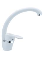 Смеситель для кухни однорычажный белый «LIMAN» L4115W YUB WHITE WKB-279 (1*10)