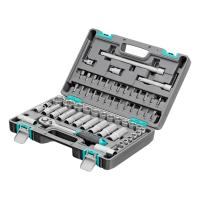 Набор инструментов, 1/2", CrV, пластиковый кейс 60 предметов Stels