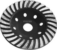 STAYER Turbo-Plus d 125 мм, Cегментированная алмазная чашка (3380-125)