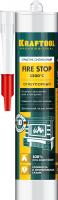 KRAFTOOL KRAFTFLEX FR150 Fire Stop 300 мл черный, Огнеупорный силикатный герметик (41260-4)