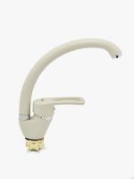Смеситель для кухни однорычажный матовый в крапинку «MITTSU» M2221 YUB-B181 BEIGE (1*10)