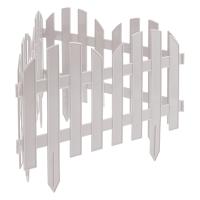 Забор декоративный "Романтика", 28 х 300 см, белый, Россия, Palisad