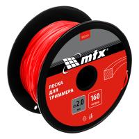 Леска для триммера квадрат 2,0 мм х 160 м, на катушке //MTX