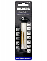 Сверло по металлу 2.0*24*49мм (2шт) Hilberg Cobalt 5% TOP CO020