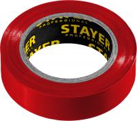 STAYER PROTECT-10, 15 мм х 10 м, 5 000 В, красная, не поддерживает горение, изолента ПВХ, Professional (12291-R)