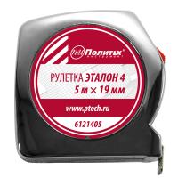 Рулетка Эталон-4, 5м*19мм, пластик. хром. корпус