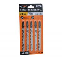 Пилки д/лобзика по дереву 2,5мм Т101В «MITTSU» M1770 (1*100)(1*600)