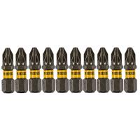 Бита PZ2х25, сталь S2, шестигранный профиль, 10 шт. Е 6,3 Denzel