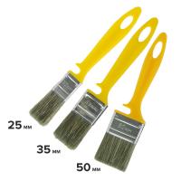 Набор кистей флейцевых Лазурь 3 шт (25*10, 35*10, 50*12 мм) Profi