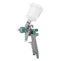 Краскораспылитель AG 810 HVLP, гравитационный, сопло 0.8 мм и 1 мм Stels