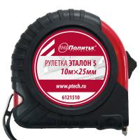 Рулетка Эталон-5, 10м*25мм обрезиненный корпус (нетованый вид )