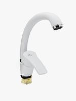 Смеситель для кухни однорычажный белый «MITTSU» M2216W YUB WHITE WKB-279 (1*10)