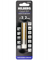 Сверло по металлу 3.2*36*65мм (2шт) Hilberg Cobalt 5% TOP CO032