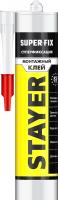 STAYER SUPER FIX, 280 мл, белый, суперсильный монтажный клей, Professional (41323)