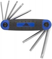 Набор ключей TORX складных Т10-Т40, в пластиковом корпусе, с чёрным фосфатным покрытием, CrV, 8 шт.
