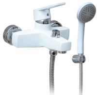 Смеситель для ванны «LIMAN» L4019W PUD7-WSL-146 WHITE (1*10)