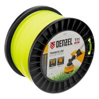 Леска для триммера квадрат, 3,0мм х 111м, на DIN катушке FLEX CORD// Denzel