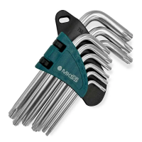 Набор из 9 ключей TORX "короткие" T10-T50мм MKSS NK1021