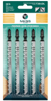 Пилки для электролобзика по древесине 5 шт. T301DL HCS MKSS MK09101301