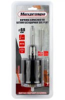 Коронка алмазная по бетону SDS Plus M16*68мм безударная Maxprospa МК-07600068