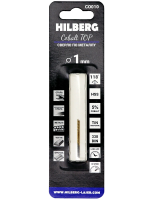 Сверло по металлу 1.0*12*34мм (2шт) Hilberg Cobalt 5% TOP CO010
