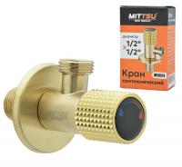 Кран угловой (1/2″×1/2″) «MITTSU» М9024 (1*100)