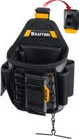 KRAFTOOL KP-13E поясная сумка с быстросъёмным креплением FastClip, 280 х 200 мм (38772)