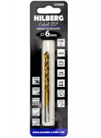 Сверло по металлу 6.0*57*93мм Hilberg Cobalt 5% TOP CO060