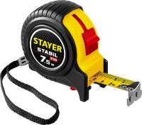 STAYER Stabil, 7.5 м х 25 мм, рулетка, Professional (34131-075)