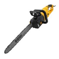 Пила цепная электрическая EDS-2200, 2.2 кВт,продольная, шина 45 см, шаг 3/8, паз 1.3 мм, 62 звена Denzel