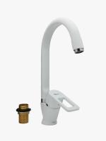 Смеситель для кухни однорычажный «MITTSU» M2200W JXE2-B046 WHITE (1*10)