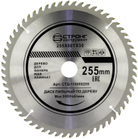 Пильный диск по дереву 255*30/25.4*T60 Econom Strong СТД-110060255